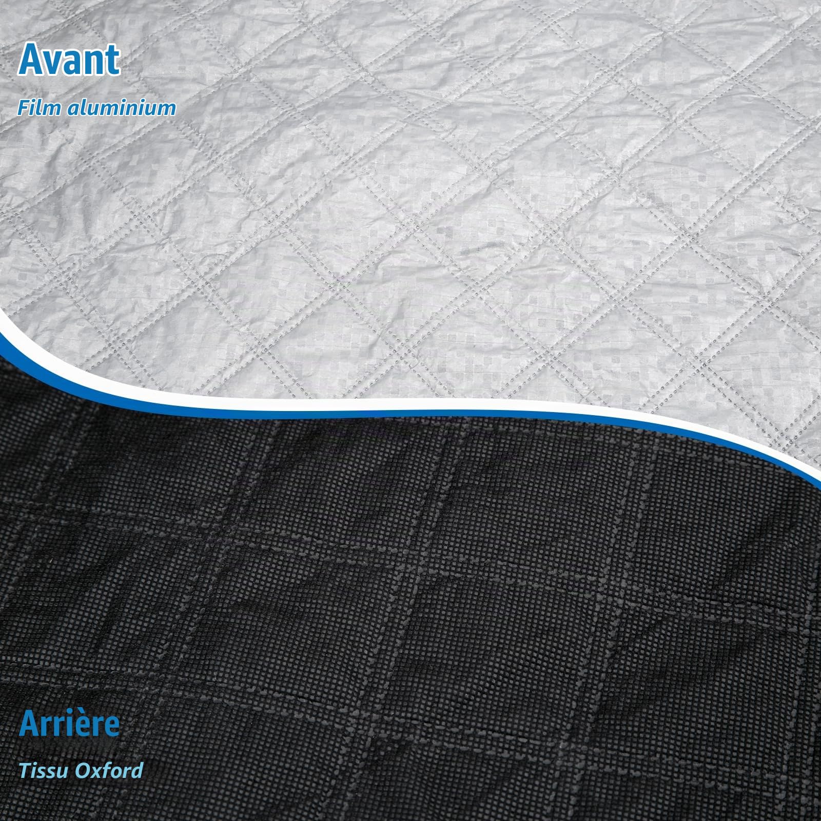 Couverture Pare-Brise Voiture pour F ord Transit Custom Housse Pare Soleil | CICMOD Housse de Pare-Brise Thermique Anti-Neige Soleil Frost