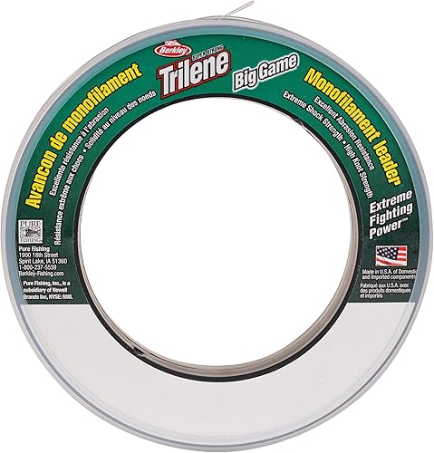 Miniatura 18 de Berkley Trilene Big Game - Sedal de pesca monofilamento Verde,Transparente,Solar Collector,Naranja (Blaze Orange),Líder mono claro,Marrón