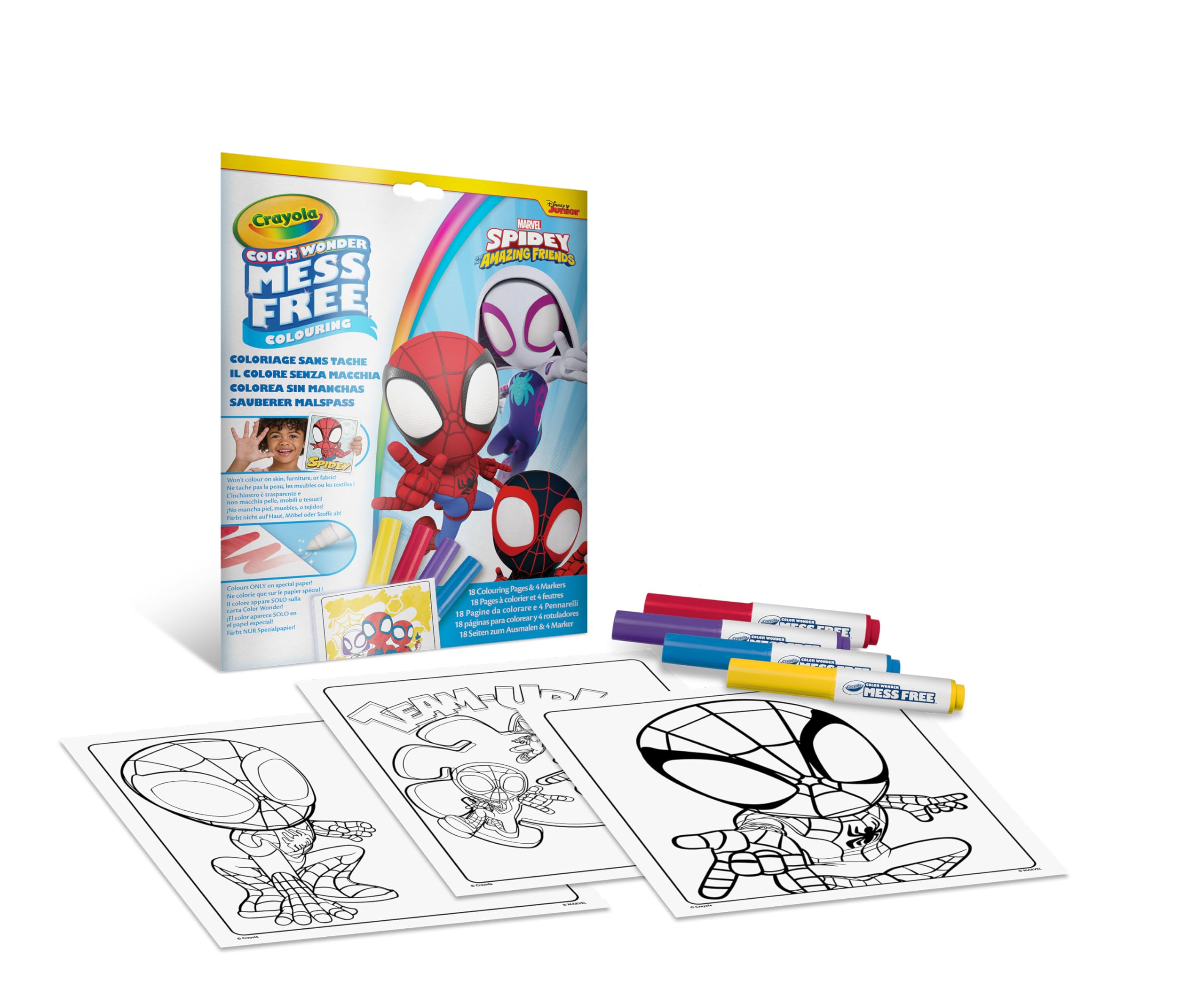 CRAYOLA Coloring Set Color Wonder Marvel Spidey