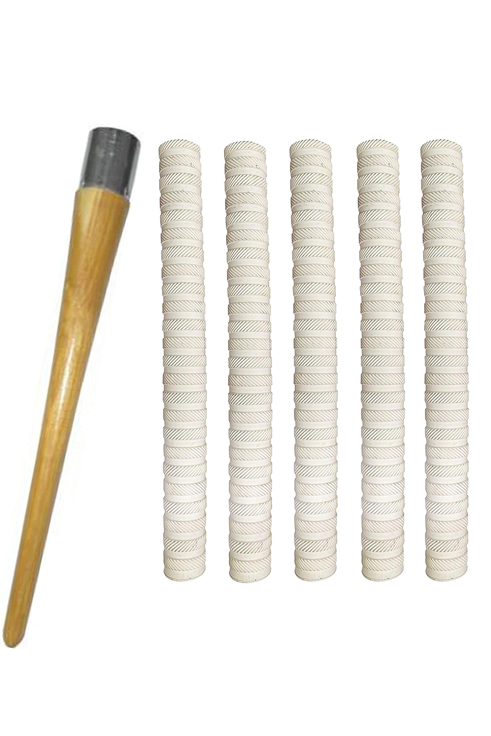 Y2M Set of 5 Cricket Bat White Grip (MSD) + One Wooden Grip Cone Gripper (B0927VMBSZ) Amazon Price History, Amazon Price Tracker