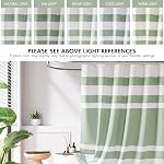 Madison Park Shower Curtain Spa Waffle Weave Shower Curtain for Bathroom 3M Scotchgard Moisture Management, Spa Quality Modern Shower Curtains for Bathroom, Standard 72x72 Sage Green