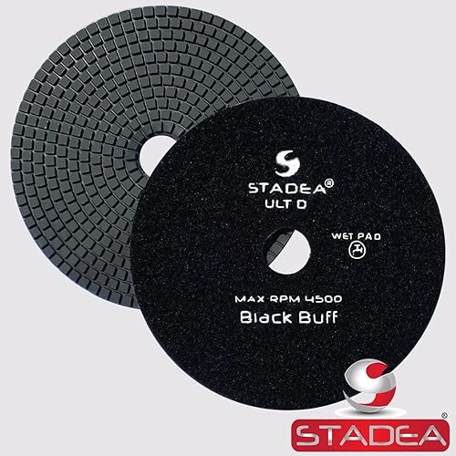 Miniatura 9 de Stadea Almohadillas de pulido de granito PPW153X 7 "Diamond Pad 100 Grit para granito cuarzo piedras polaco