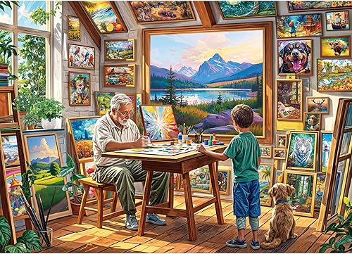 Miniatura 11 de Rompecabezas de castillo antiguo para adultos de 1000 piezas, rompecabezas para adultos de 1000 piezas, juguetes desafiantes, rompecabezas Castillo