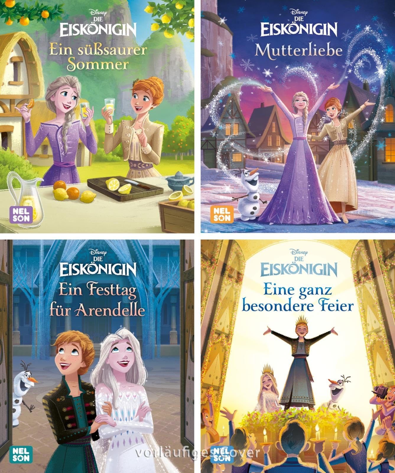 Mini-livres Disney Eiskönigin Reine des Neiges 21-24 Nelson de poche