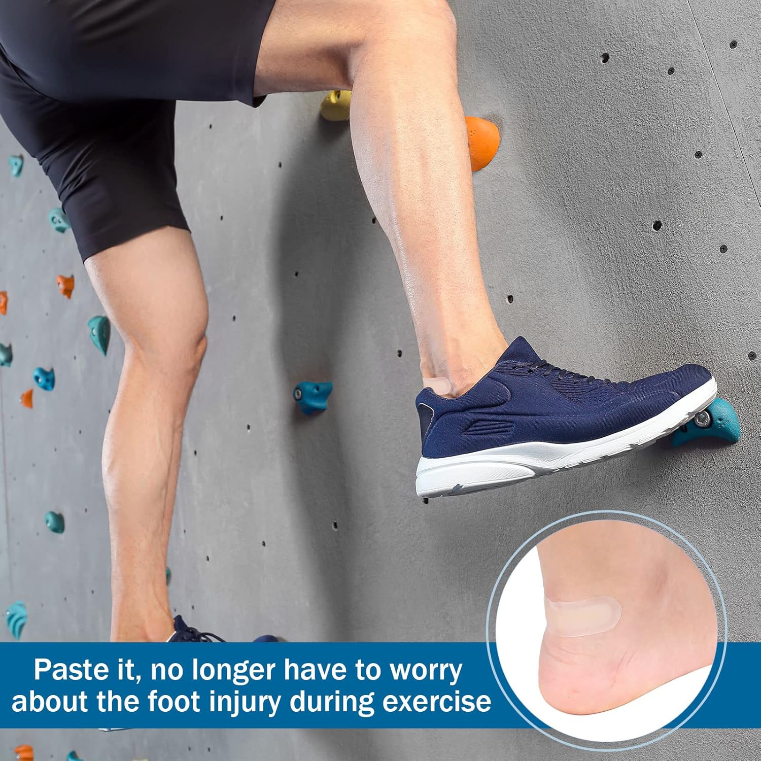 Tarpop 100 Pcs Blister Bandages Hydrocolloid Blister Pads for Heel Waterproof Gel Adhesive Bandages Protectors for Feet Toes(Mixed Style) - Image 6