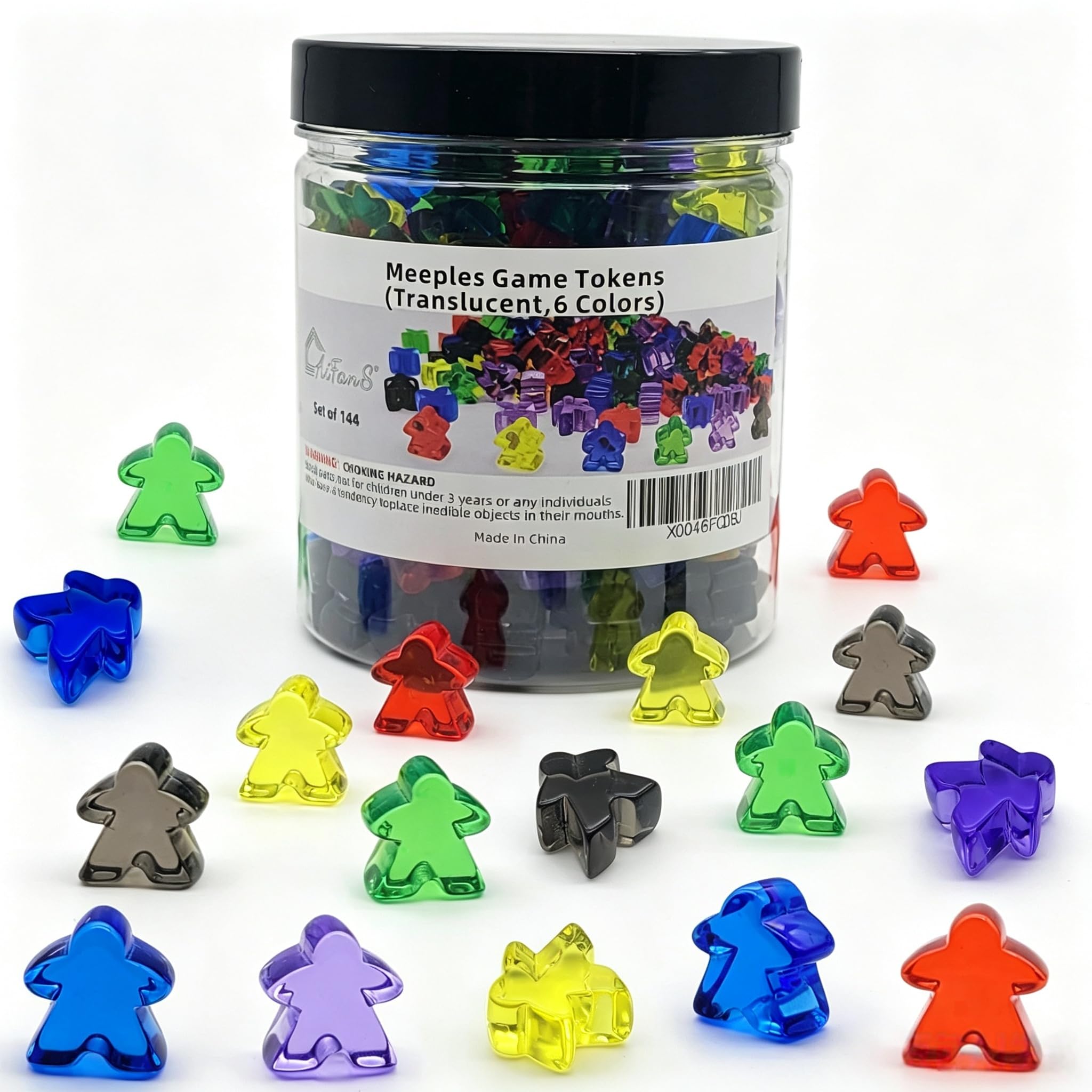 Amazon.com: AiFanS Meeples Game Tokens,144 Pieces,6 Colors