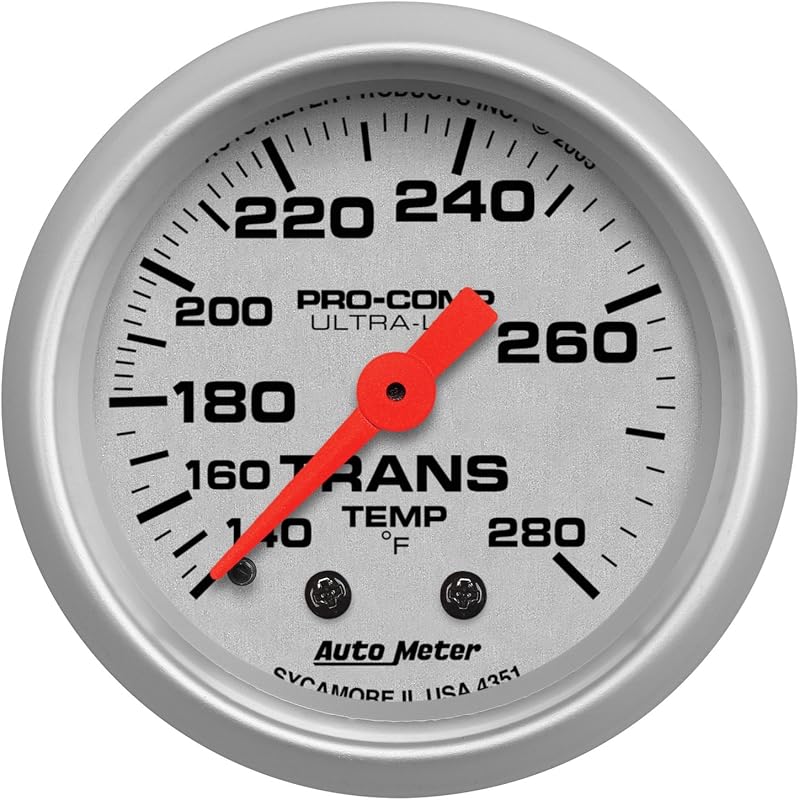 Medidor mecânico de temperatura da transmissão AUTO METER Ultra-Lite 4351 – 1 unidade