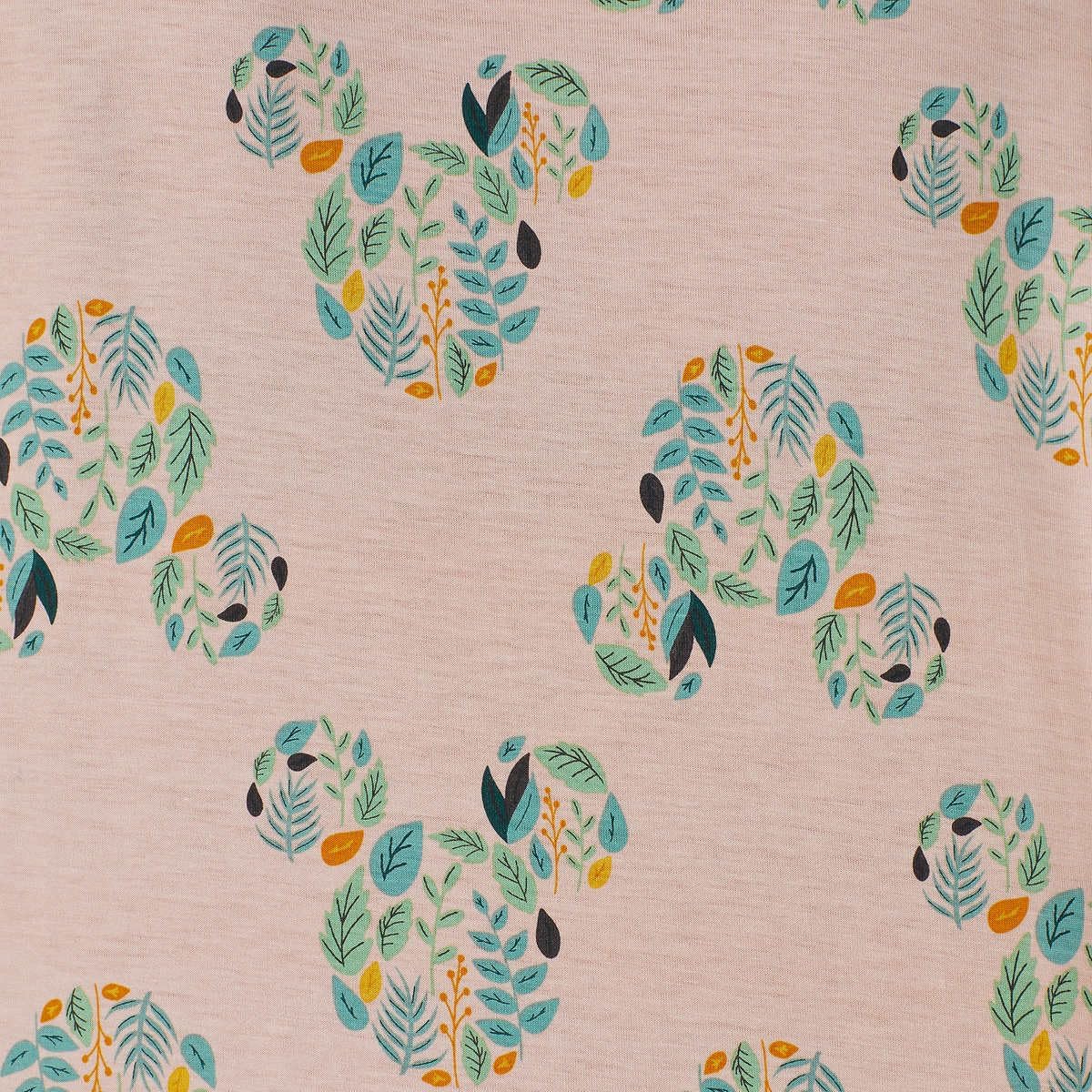 Disney Womens 2 Piece Capri Pajama Set (X-Large, Mickey Mouse Pink)