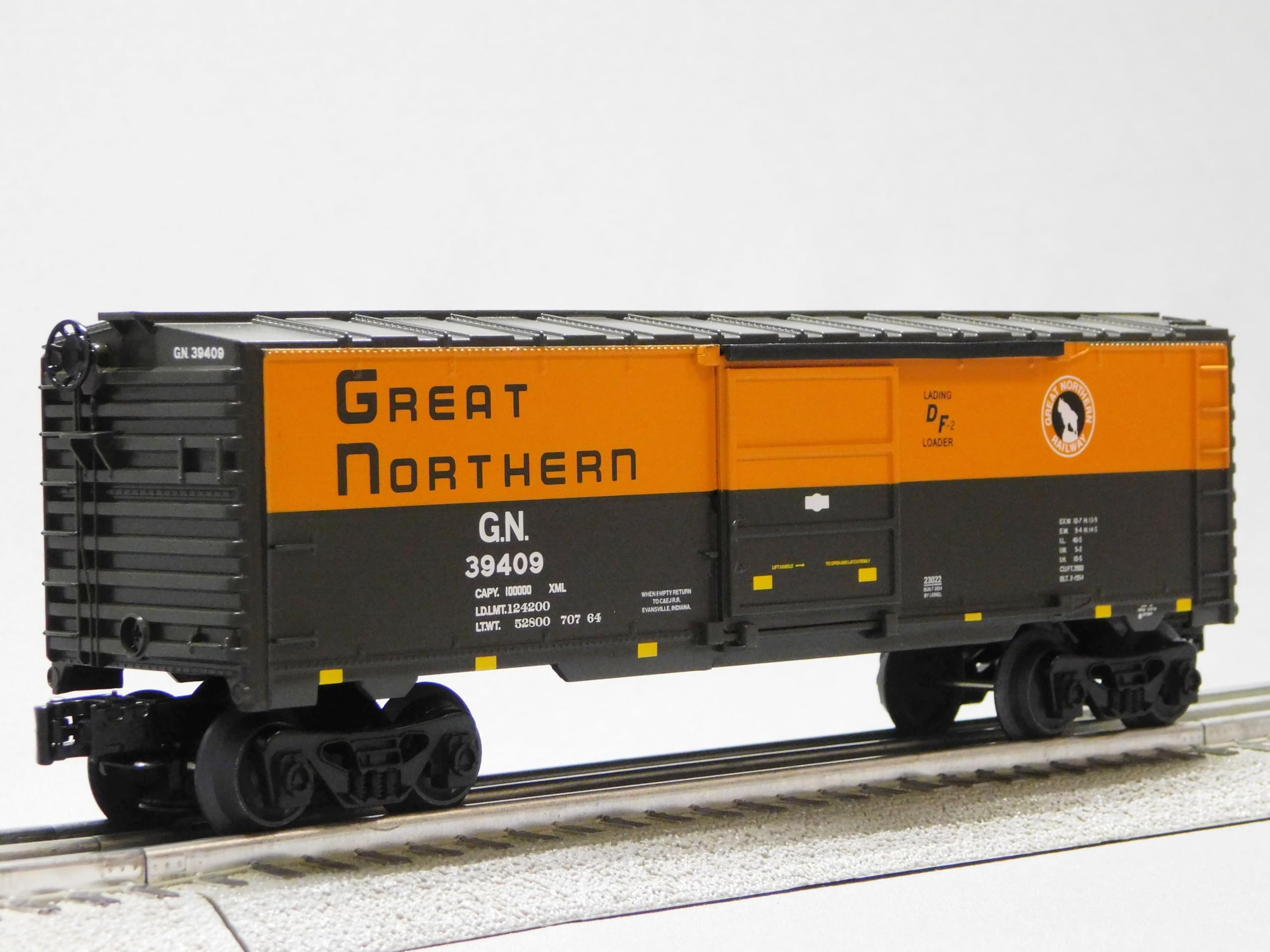 Model Power Lionel Great Northern BOXCAR #39409 O Gauge 2423020-B