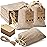 Homum 30Pcs Premium Burlap Gift Bags with Drawstring and 30Pcs Gift Tags & String, 3x4 Inch Reusable Gift Bags, Burlap Bags, Linen Sacks Bag for Wedding Favors Party Jewelry Pouches, Christmas, Coffee, DIY Craft Bags