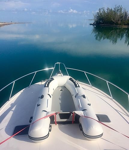 Miniatura 9 de White Marlin - Suelo neumático de 9.8 pies modelo 2022 - SB-300A - Bote soldado con calor prémium con bolsa de asiento