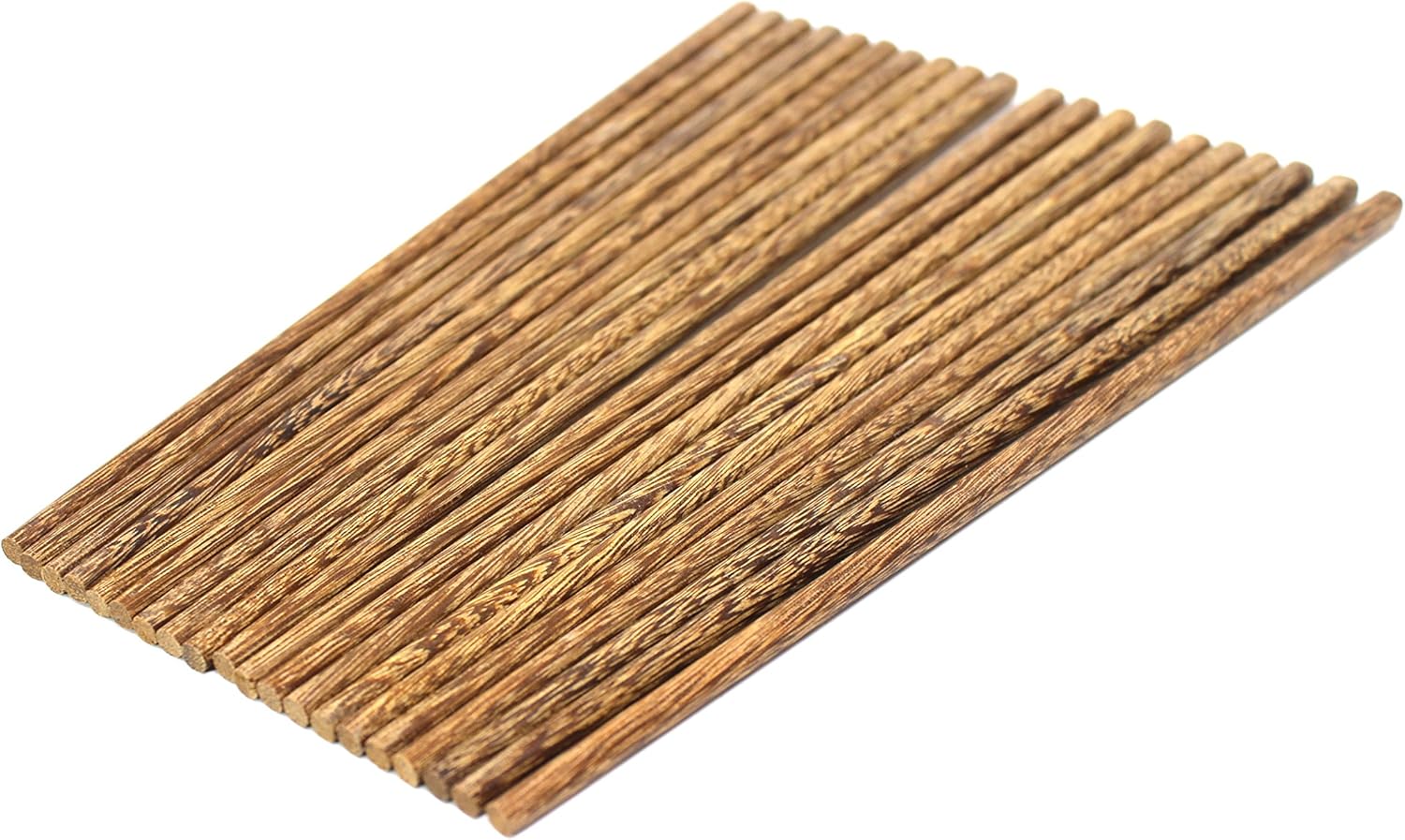 Frее Shірріng оƒƒеr CONCORD 10 Pairs Chinese Ebony Wenge Wood Organic Chopsticks Set. Sushi Dinner. Reusable NaturalJi Chi Mu