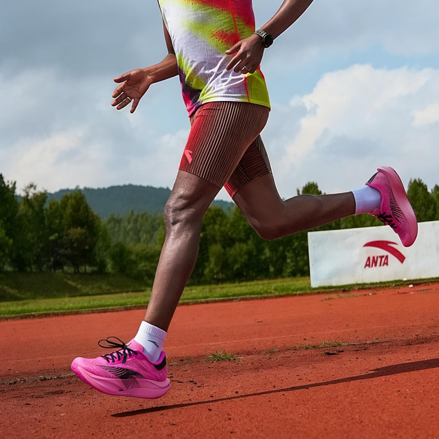 ANTA C202 7 Men’s Long-Distance Performance Running Sneakers, Marathon Carbon-Plate Design, Breathable Mesh & TPU Upper - Image 2