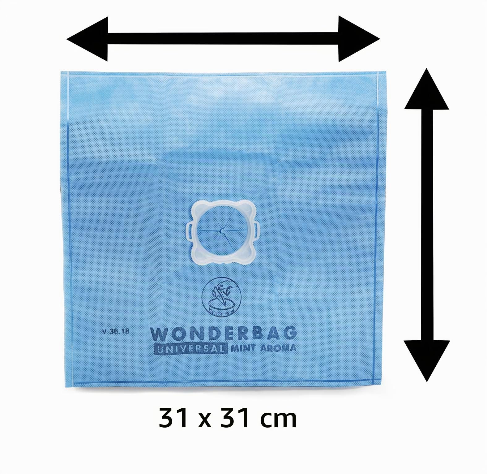 Rowenta Compact Power Morado RO3969, Aspirador Trineo con Bolsa de Alta filtración y Filtro Permanente + WB 415120 Bolsas para aspiradora Wonderbag Fresh Line x 5, Microfibra