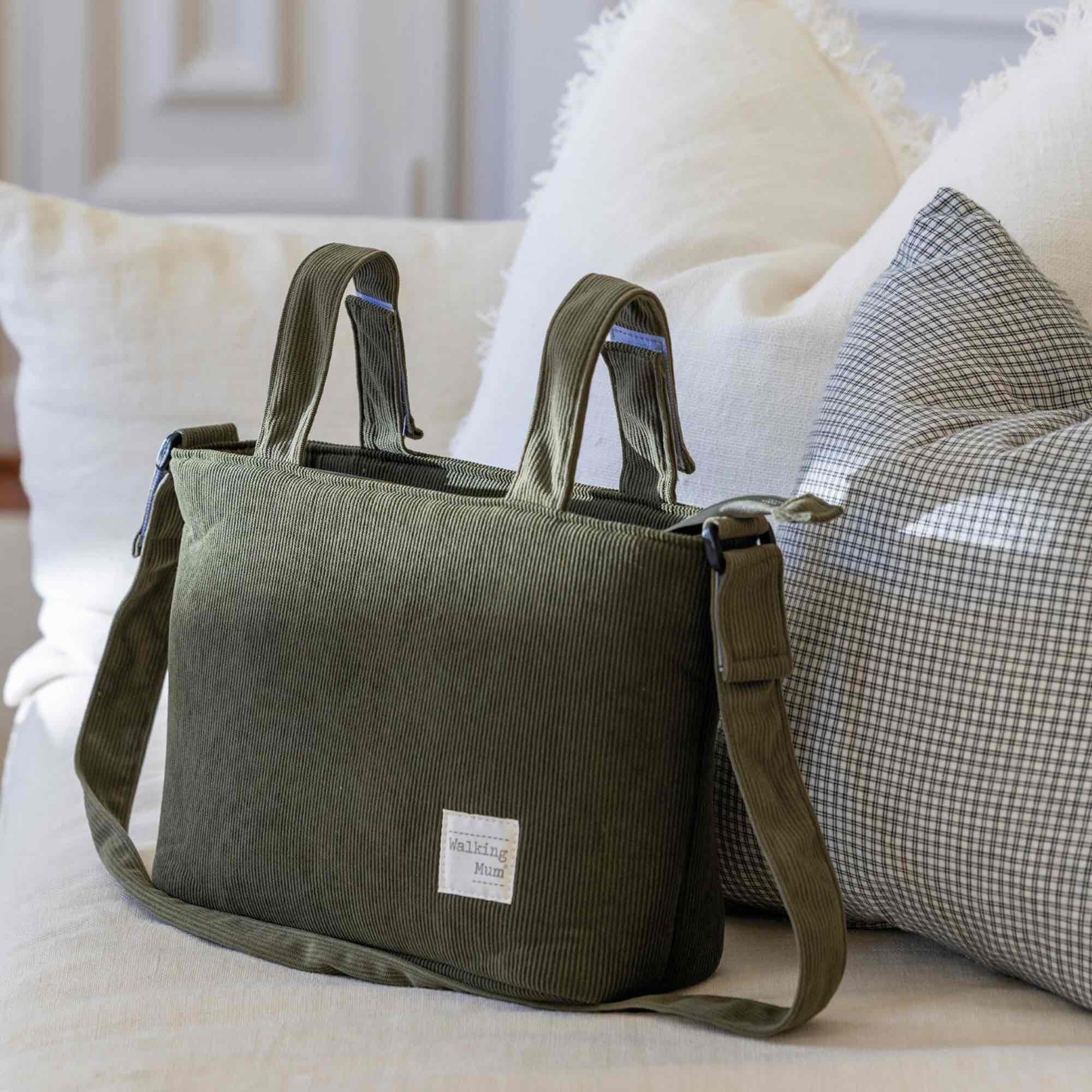 Walking Mum BOLSA CANASTILLA PANA GALA MINT