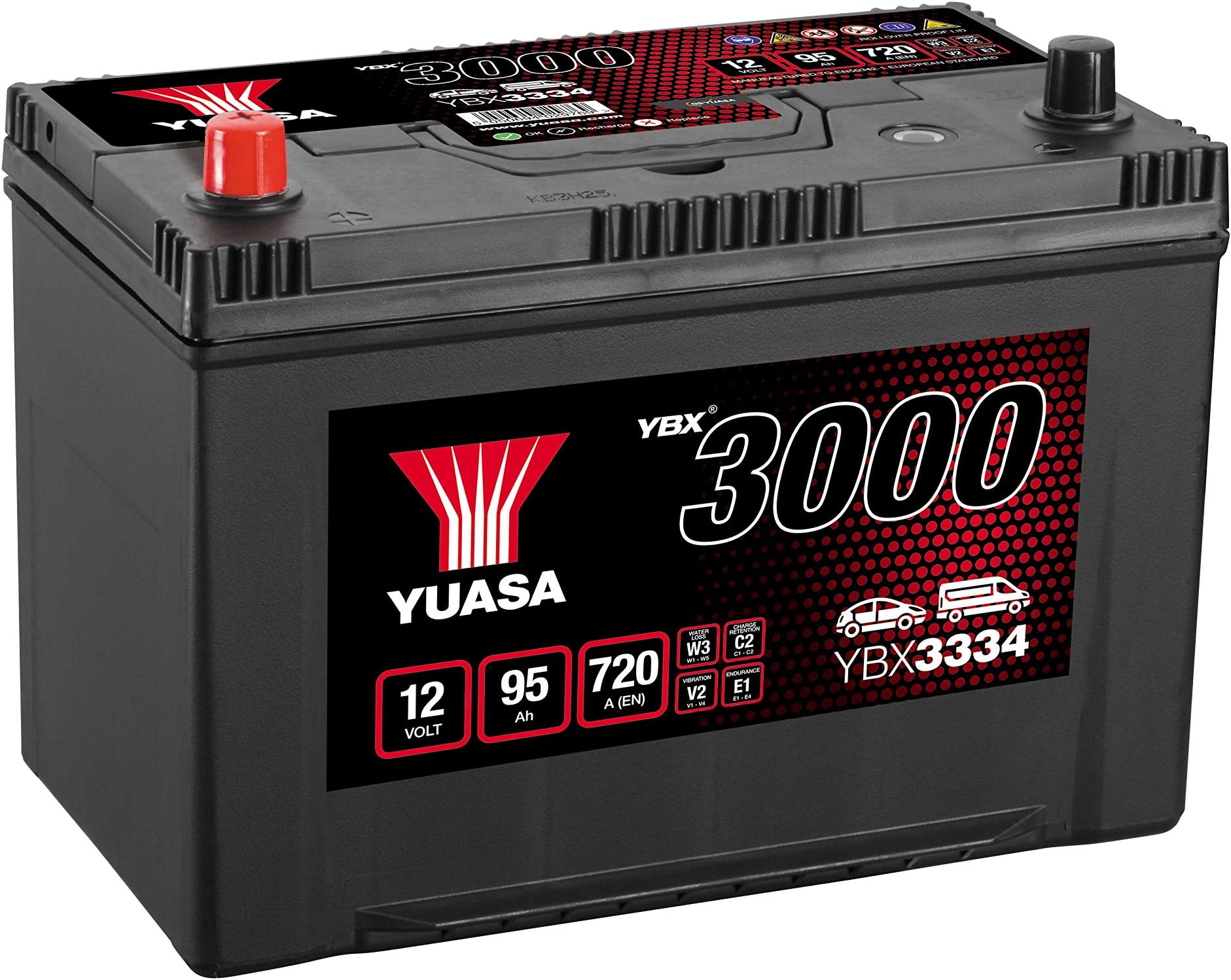 BATTERIE YUASA YBX3086 12V 76Ah 680A - Batteries Auto, Voitures, 4x4, Véhicules Start & Stop Auto - Foto 10