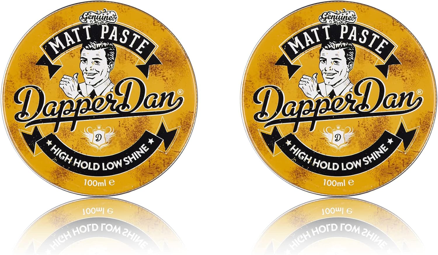 Dapper Dan Matt Paste, High Hold Low Shine Hair Paste for Men, Adds