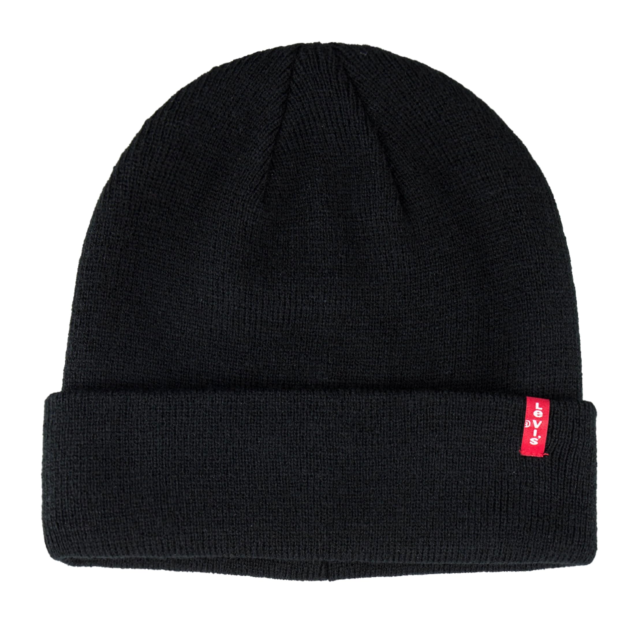 Levi's Mens All-Season Hero Beanie Soft Knit Cuffed Winter Hat, Warm & Comfortable Everyday Style