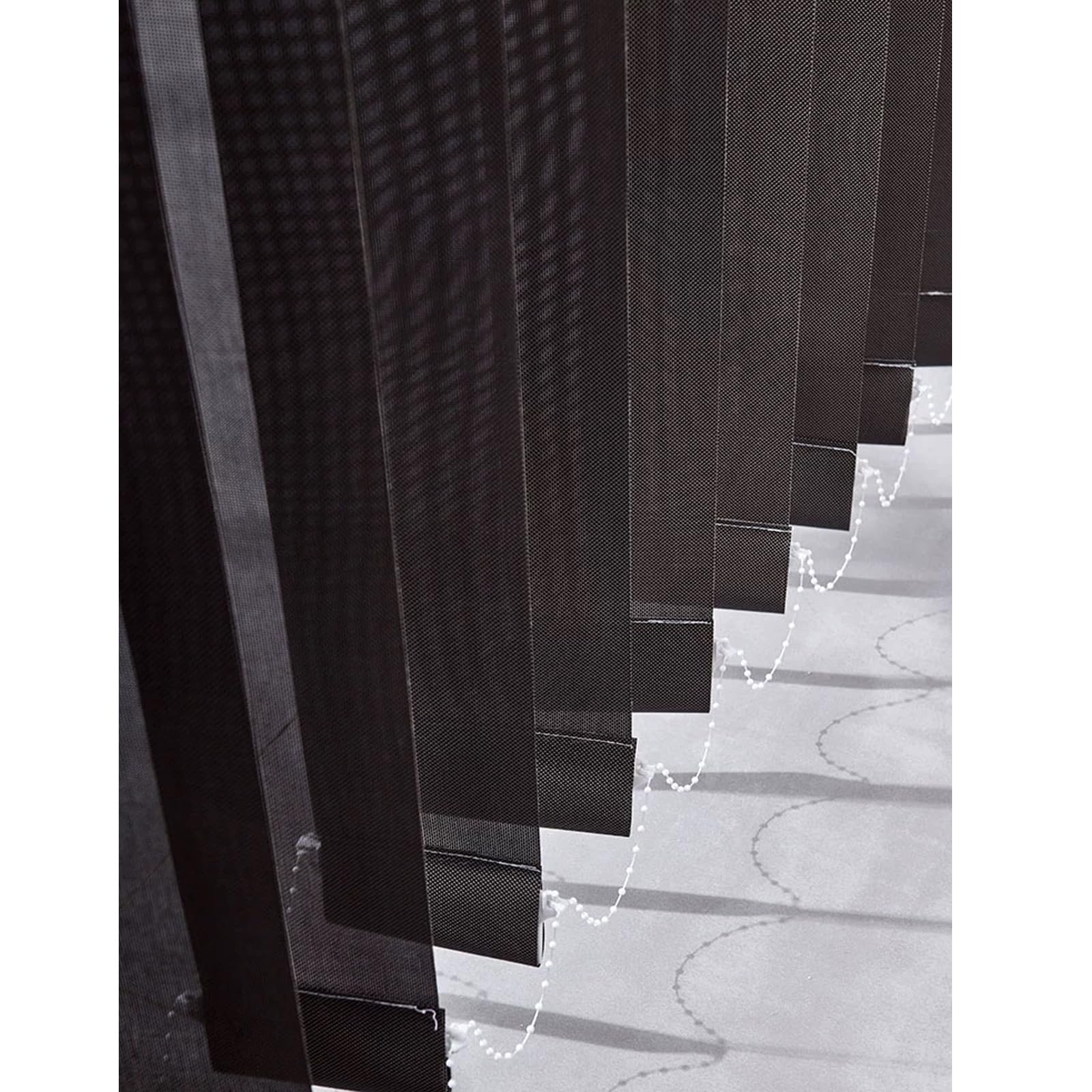 Cortina Lamas Verticales Opaca,Persianas Venecianas Verticales para Protección de la Privacidad y Protección Solar,para el Hogar Oficinas Ventana,Personalizables,Ancho x Alto. (60cm x 280cm)