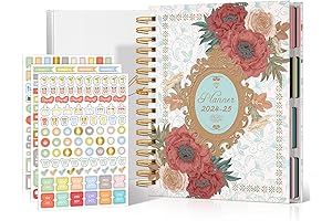 Planner for a Magical 2024: 18-Month Planner with Stickers, Gift Box & Dividers