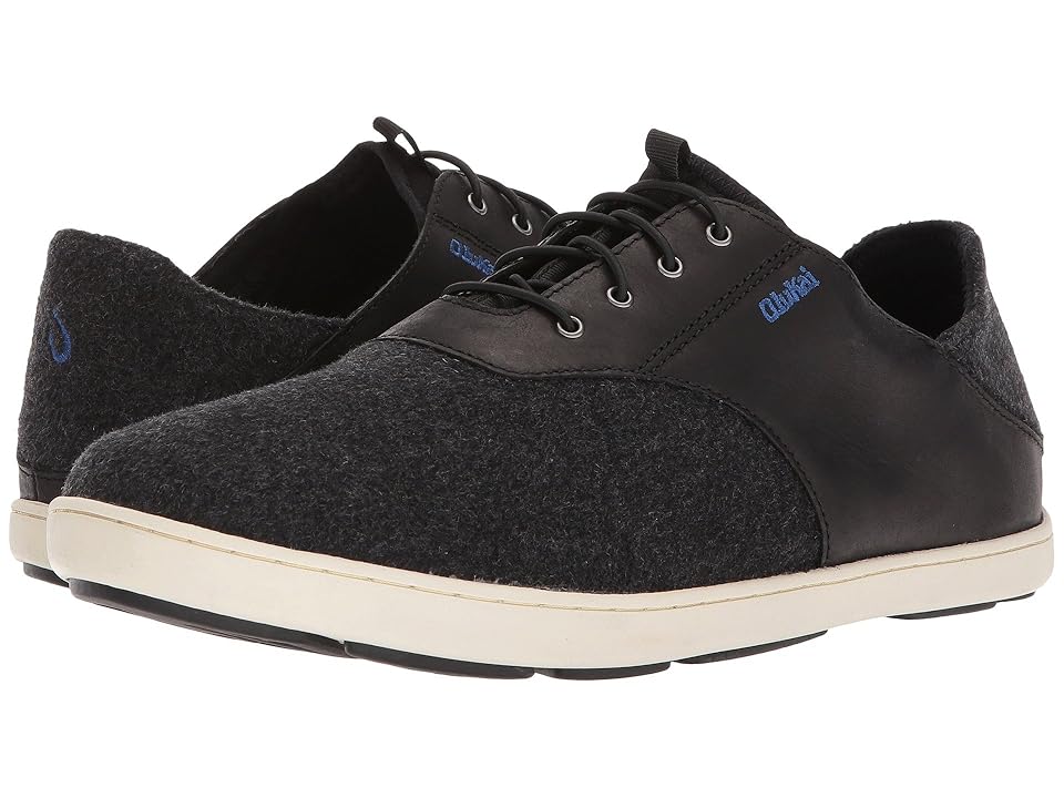 

OluKai Nohea Moku Hulu (Black/Dark Shadow) Men's Lace up casual Shoes