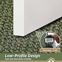 Vista 5 de BEQHAUSE Tapete para puerta interior de 20 x 32 pulgadas, tapete antideslizante para entrada, lavable, resistente a la suciedad, tapete