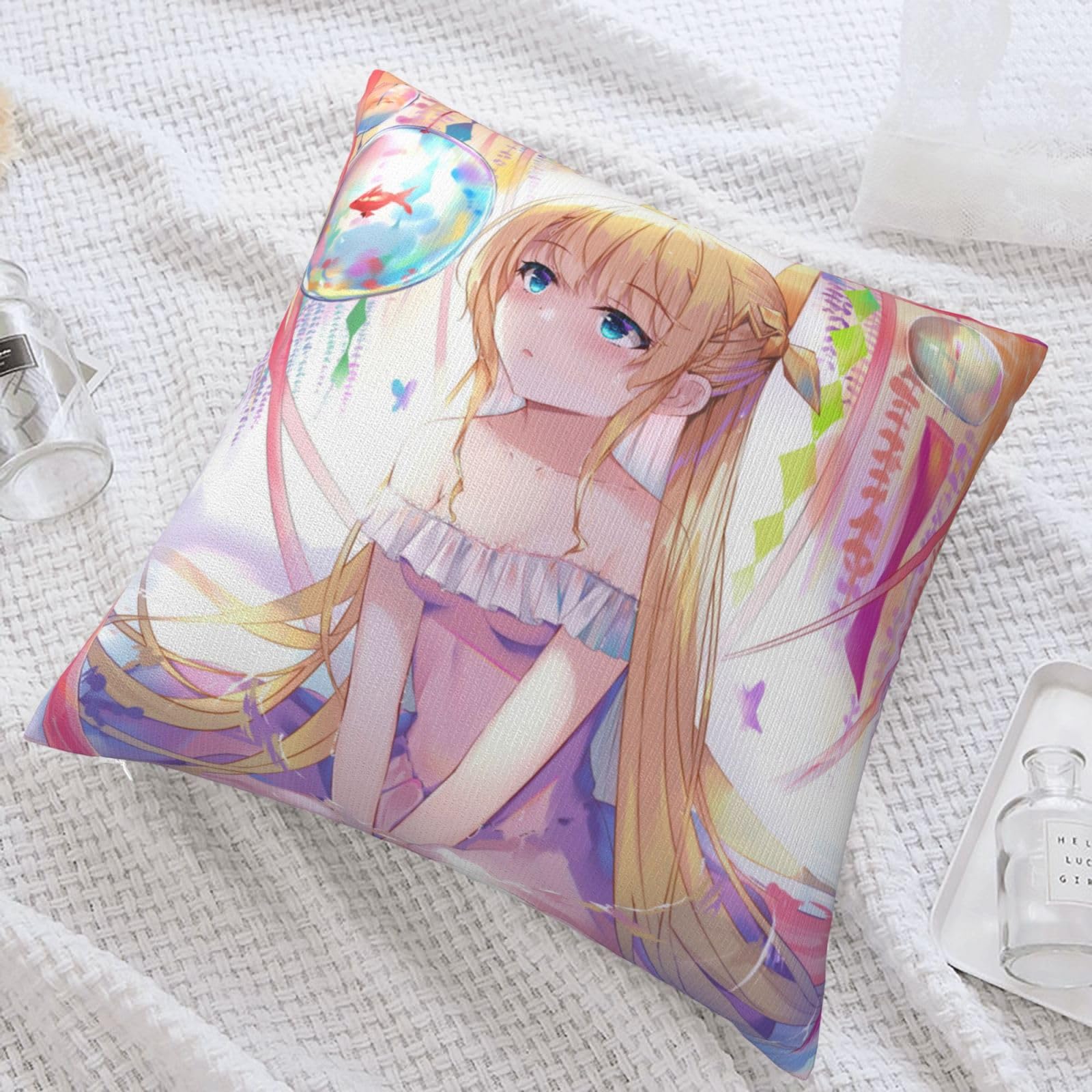 Amazon｜異世界美少女受肉おじさんと1 抱き枕カバー クッションカバー