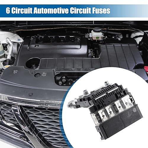 Miniatura 3 de X AUTOHAUX 24380-JA00A Multi Block Fusible para Nissan Maxima Murano 2009 2010 2011 2012 2013 2014 5 Circuito Automotriz Circuito Fusibles 24380JA00A