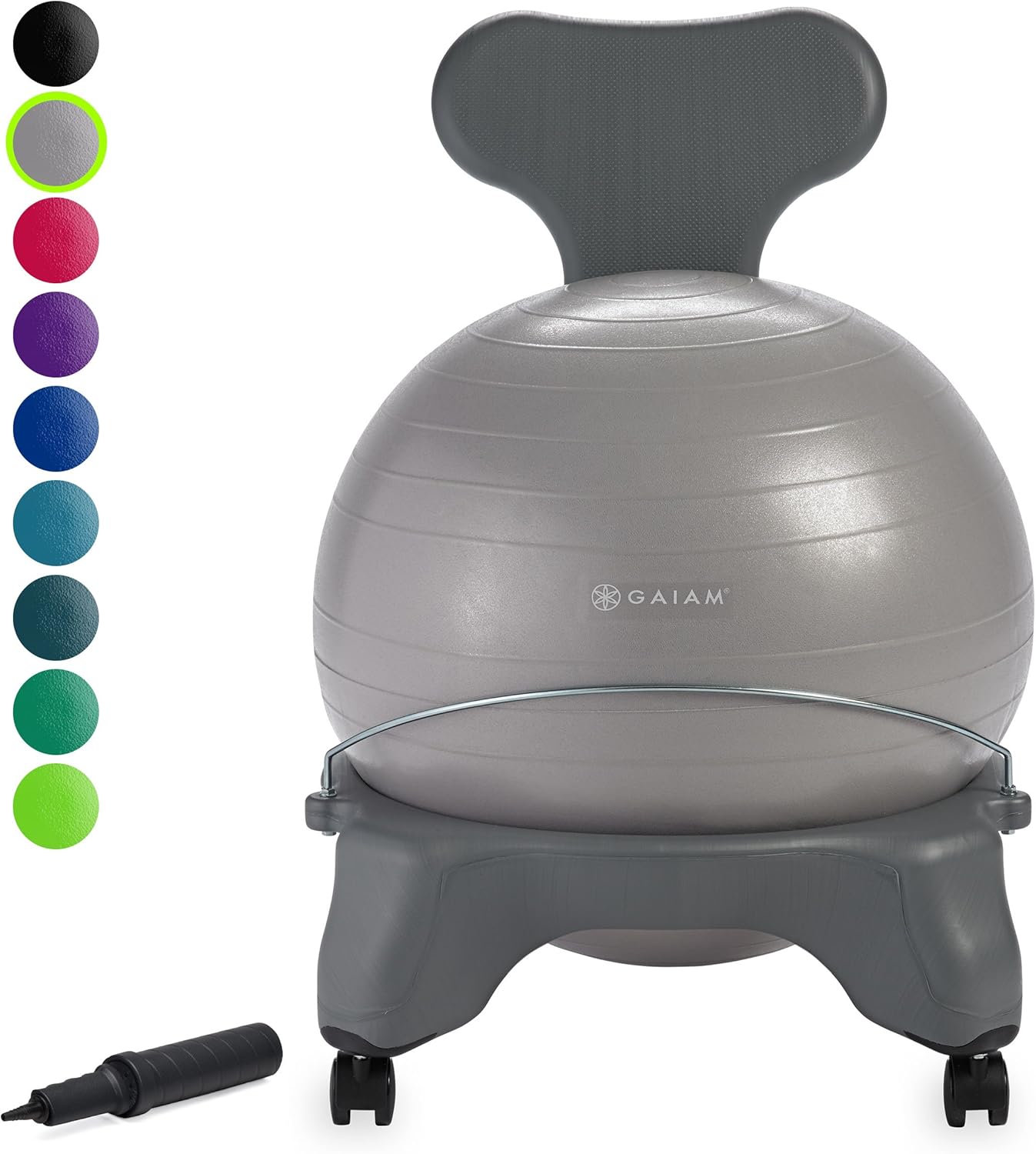 Buy Gaiam Classic Balance Ball Chair Exercise Stability Yoga Ball Premium Ergonomic Chair For Home And Office Desk With Air Pump Buy Gaiam Classic Balance Ball Chair Exercise Stability Yoga Ball Premium Ergonomic Chair For Home And Office Desk With Air Pump