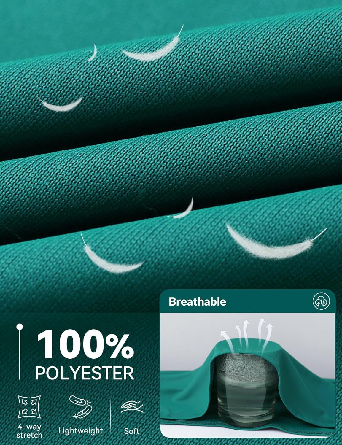 baleaf Women's Sun Shirts UPF50+ Half Zip Shirt Rash Guard Long Sleeves SPF Lightweight Clothing UV Protection Hiking Top - Image 3