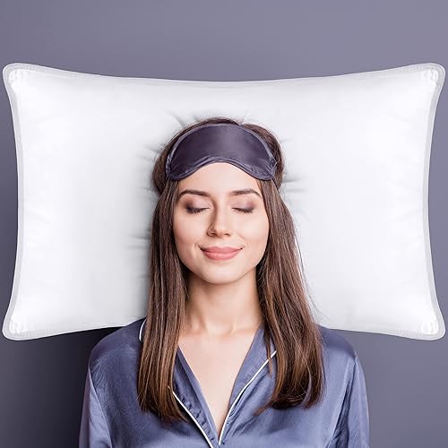 Miniatura 6 de Utopia Bedding Almohadas de cama para dormir (gris), tamaño estándar, juego de 2, almohadas de hotel, almohadas refrescantes para dormir de lado,