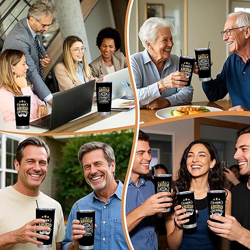 Miniatura 7 de Vaso de regalo de Abuelo de 20 onzas, regalos para Abuelo, El Mejor Abuelo Del Mundo, regalos para Abuelo Dia del Padre, regalos para abuelo en