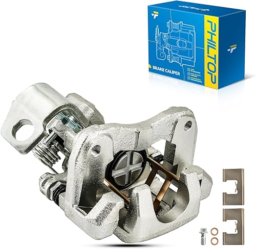 Miniatura 64 de PHILTOP Conjunto de Pinza de Freno de Disco Delantero Compatible con Jeep Wrangler 1990-2006, Jeep Cherokee 1990-2001, Grand Cherokee 1993-1998