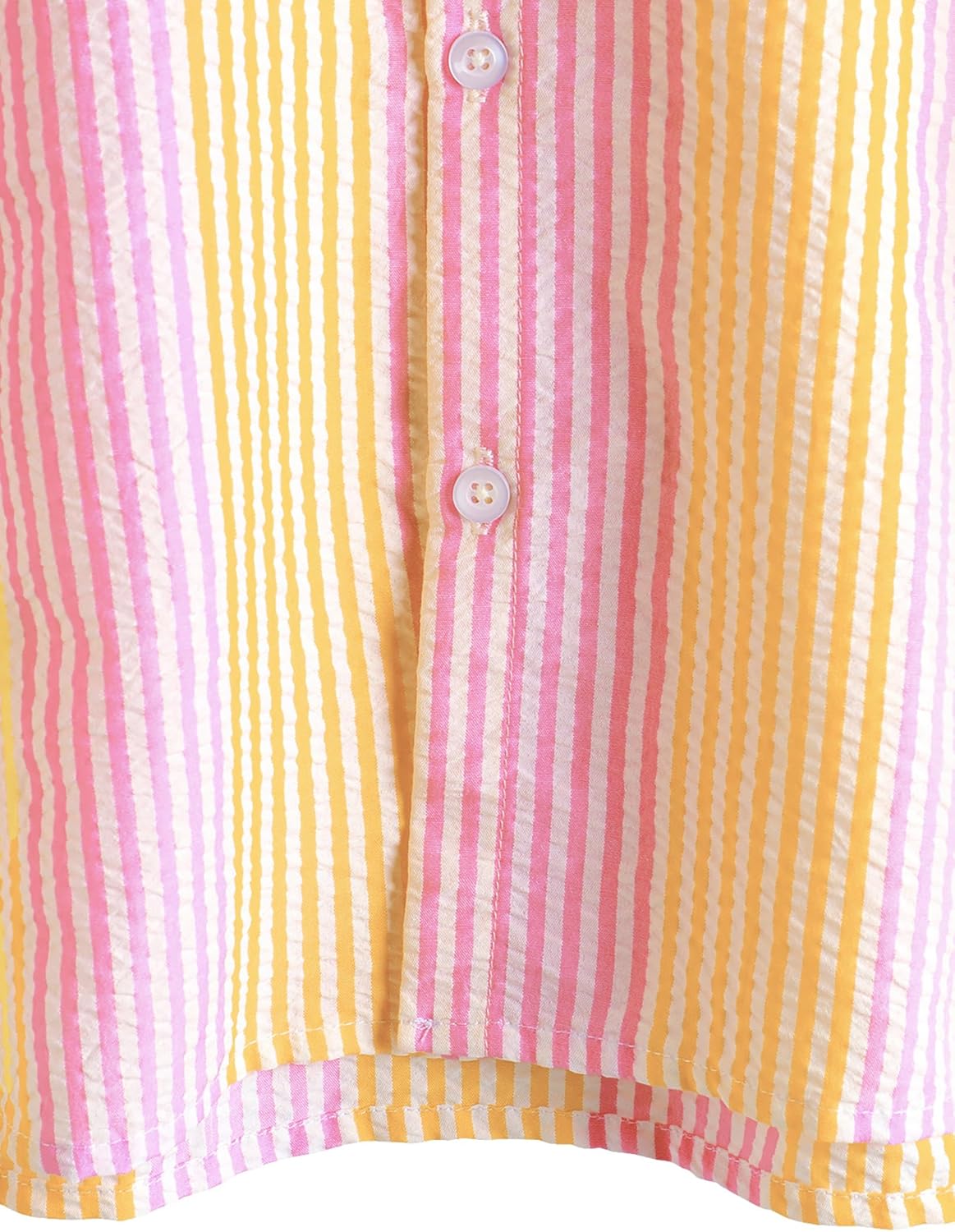 VATPAVE Mens Casual Striped Shirts Short Sleeve Button Down Summer Shirts Regular Fit Beach Shirts with Pocket - Image 5