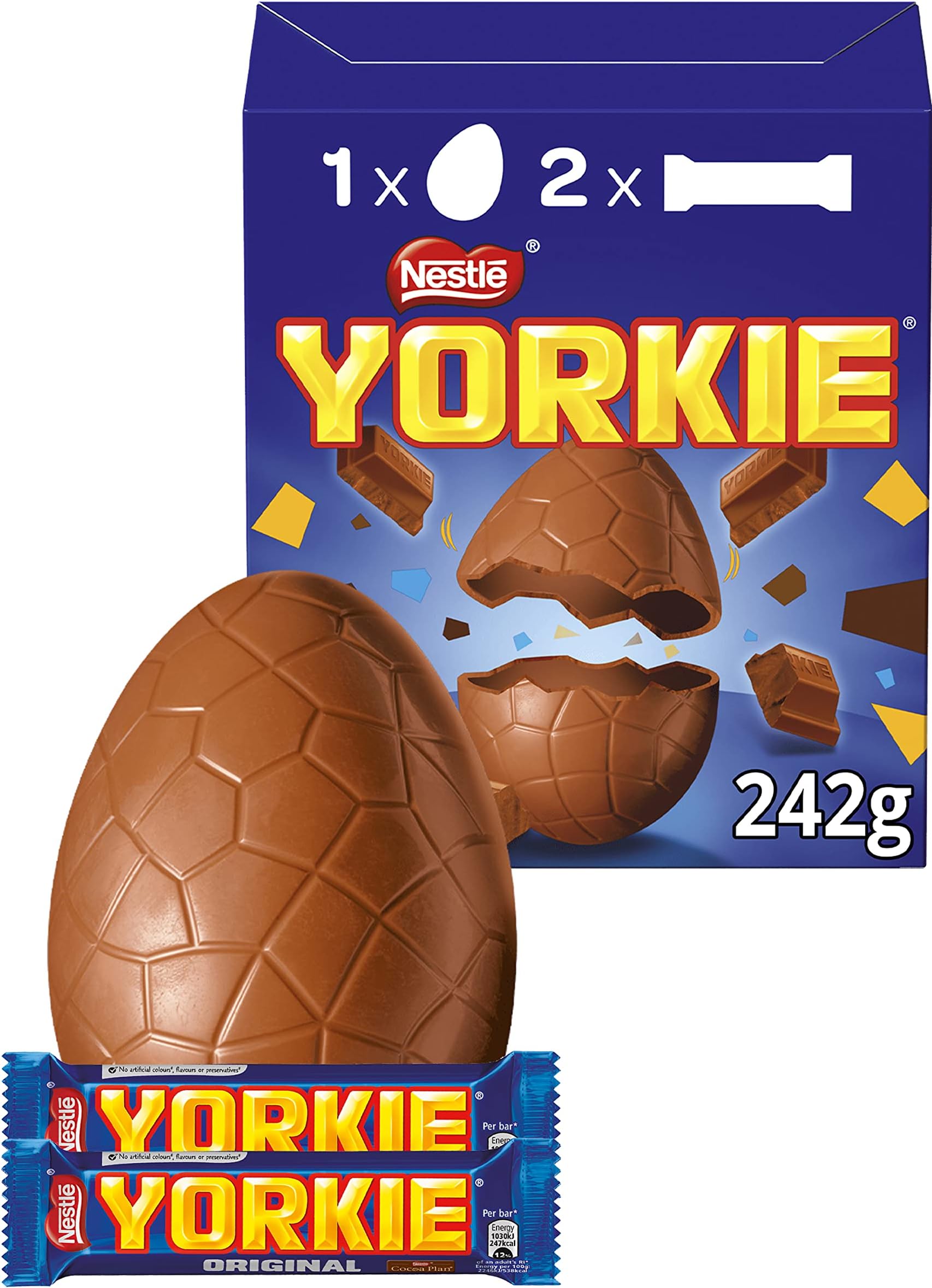 Nestlé Yorkie Large Easter Egg | Milk Chocolate | 242g