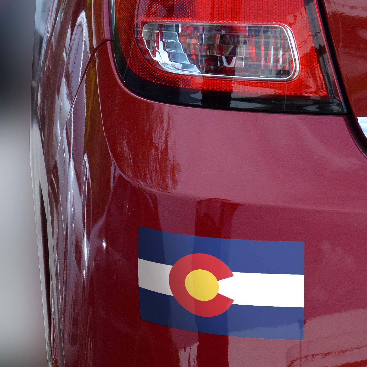 3x5 Colorado State Flag Sticker Colorado Sticker 3-Pack Durable Waterproof Materials Colorado Flag Bumper Sticker Colorado Bumper Sticker Colorado Flag Sticker State Flag of Colorado Sticker