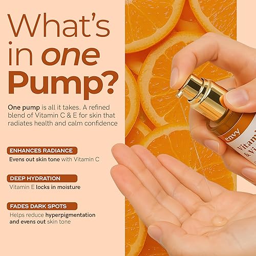 Miniatura 5 de Suero de vitamina C con vitamina E y glicerina, cuidado de la piel coreano probado por dermatólogos para manchas oscuras e iluminación de la piel,