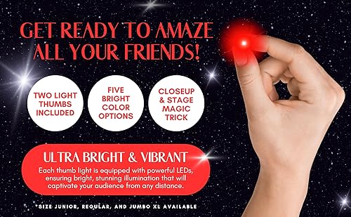 Miniatura 7 de D lite Color Rojo Pulgar Consejos JuniorTamaño Par