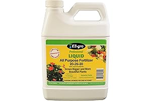 Liquid Fertilizer for Thriving Outdoor Plants: 20-20-20 All-Purpose Plant Food