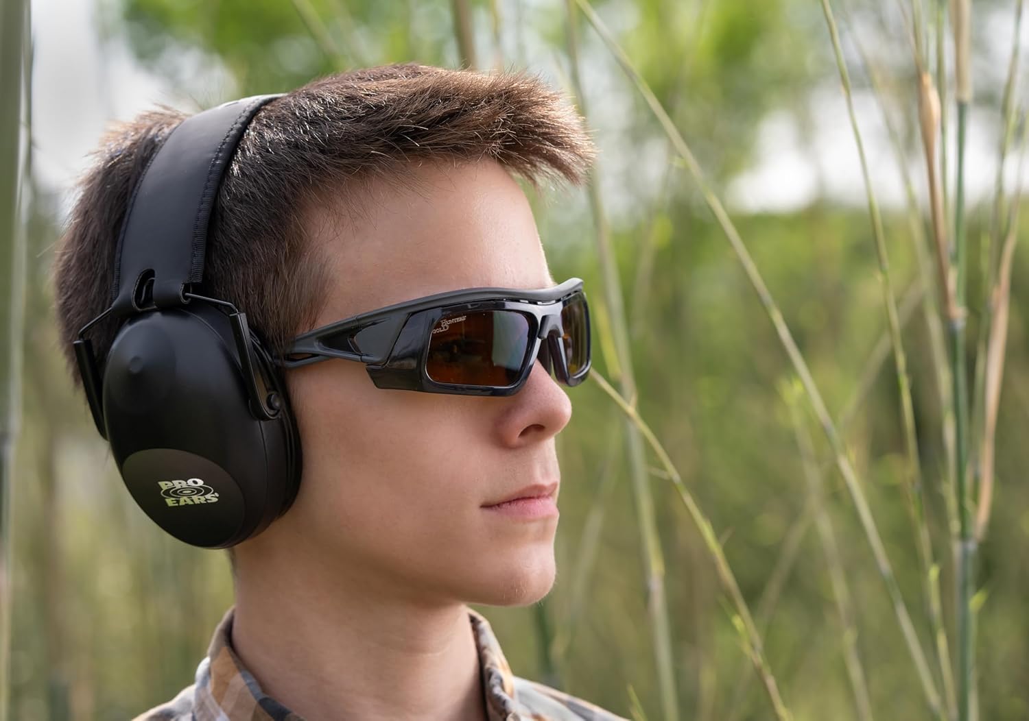 Pro Ears Gold II 26 Ear Muffs, NRR 26, Military Grade Hearing Protection w/DLSC Compression, Gel Ear Seals & Auto Shut Off