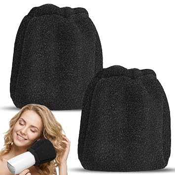 2Pcs Sock Diffuser for Hair Dryer Universal Soft Foam Hot Sock Diffuser