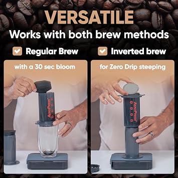 ALTURA The DISC Stainless Steel Filter for AeroPress Coffee Makers Reusable Metal Filter Replacement for Rich Flavor, Travel, and Eco-Friendly Brewing