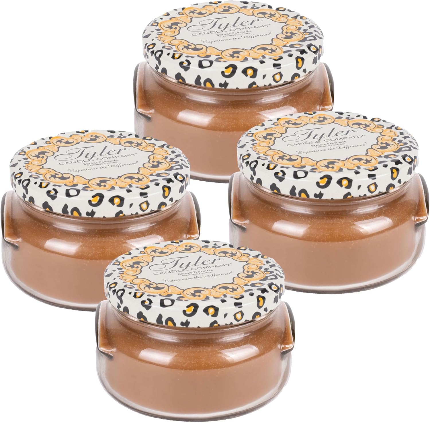 Tyler Candle Company 3105 Cowboy 3 Ounce Scented Jar Candle for Home or Office, Pack of 4