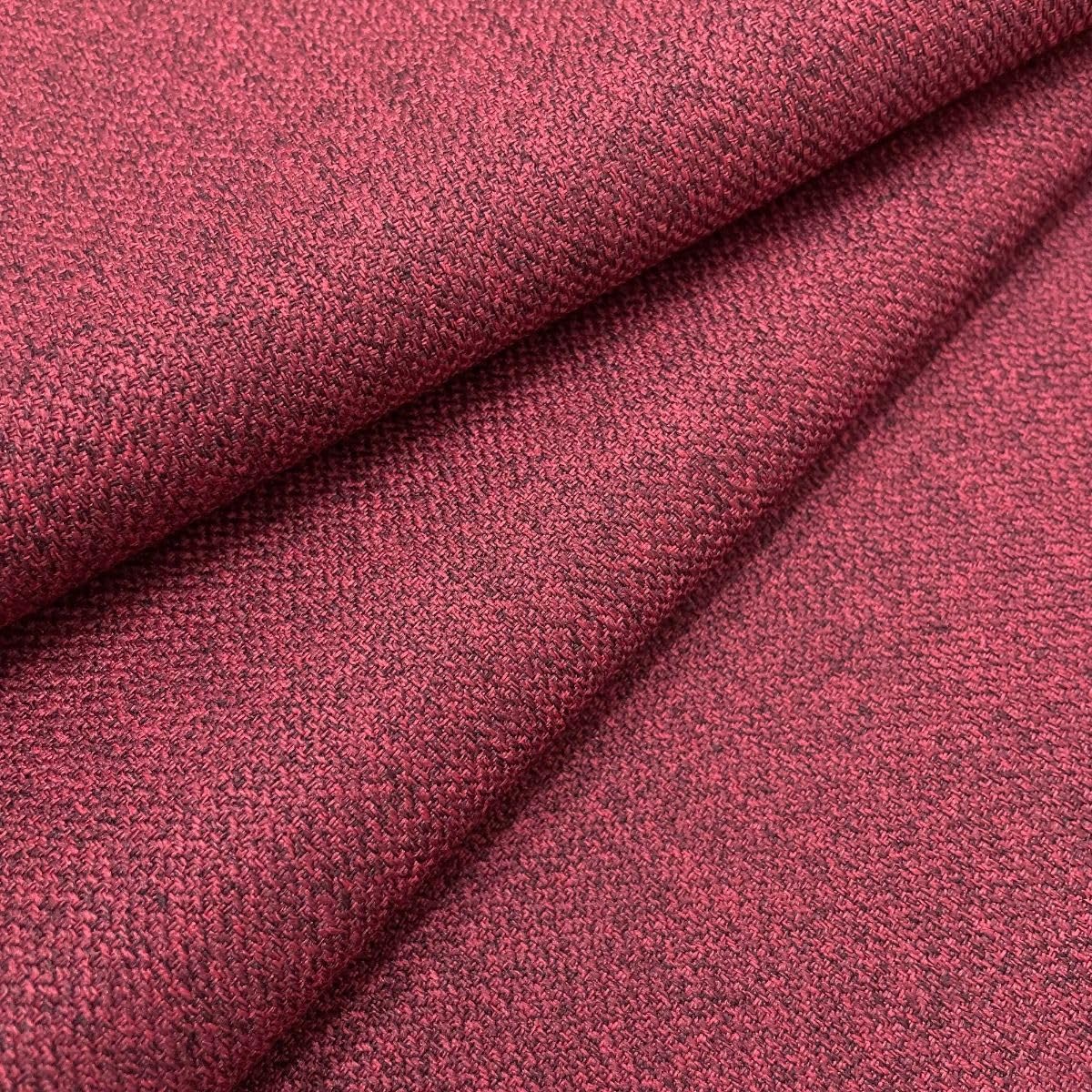 Deep Red Malbec Linens Soft Plain Linen Look Heavy Furnishing Upholstery Fabric Sold By The Metre