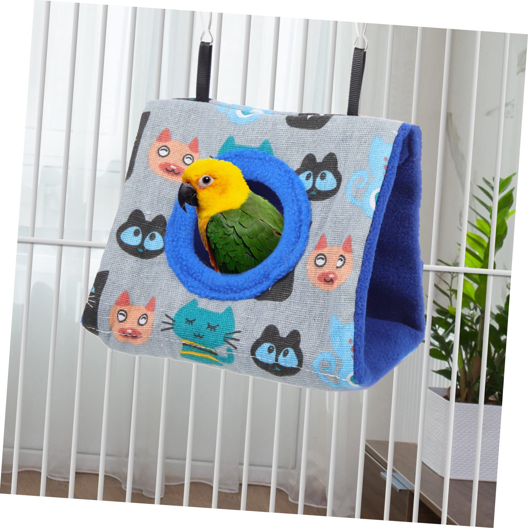 Yardwe 4pezzi per per Pappagalli Design Portatile e Traspirante per Canarini e Piccole