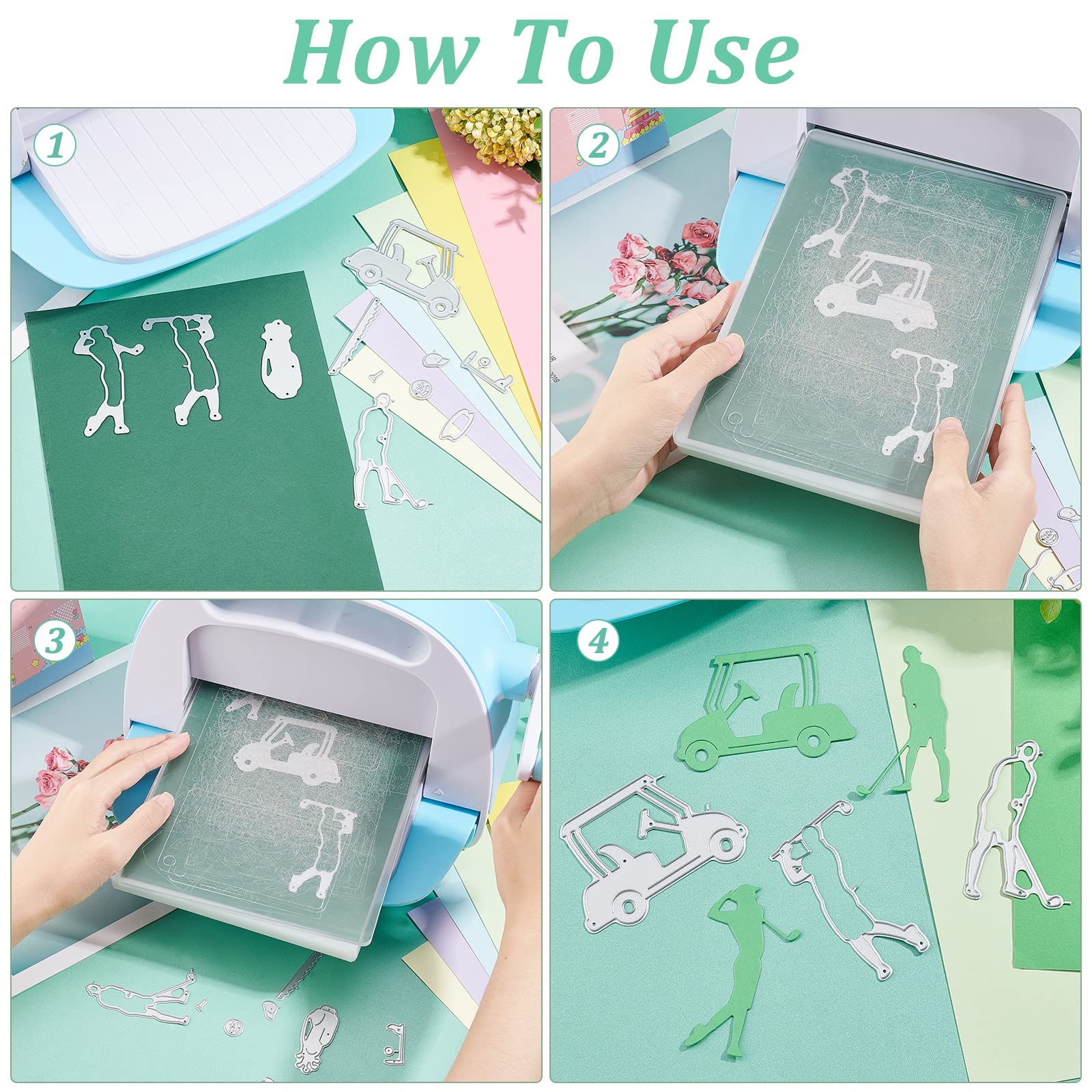 GLOBLELAND Mondtiere Stanzschablonen Set – 17 Stück Metall-Schneidematrizen Für Scrapbooking, Karten & Basteln