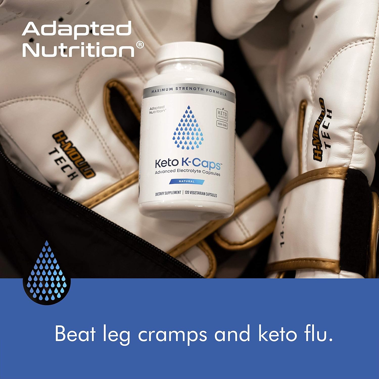 Keto K-Caps Electrolyte Capsules | New Label, Same Great Product | Hydrate Fast & Beat Leg Cramps | 700mg Potassium, Sodium, Magnesium | No Maltodextrin | 120 Caps : Health & Household