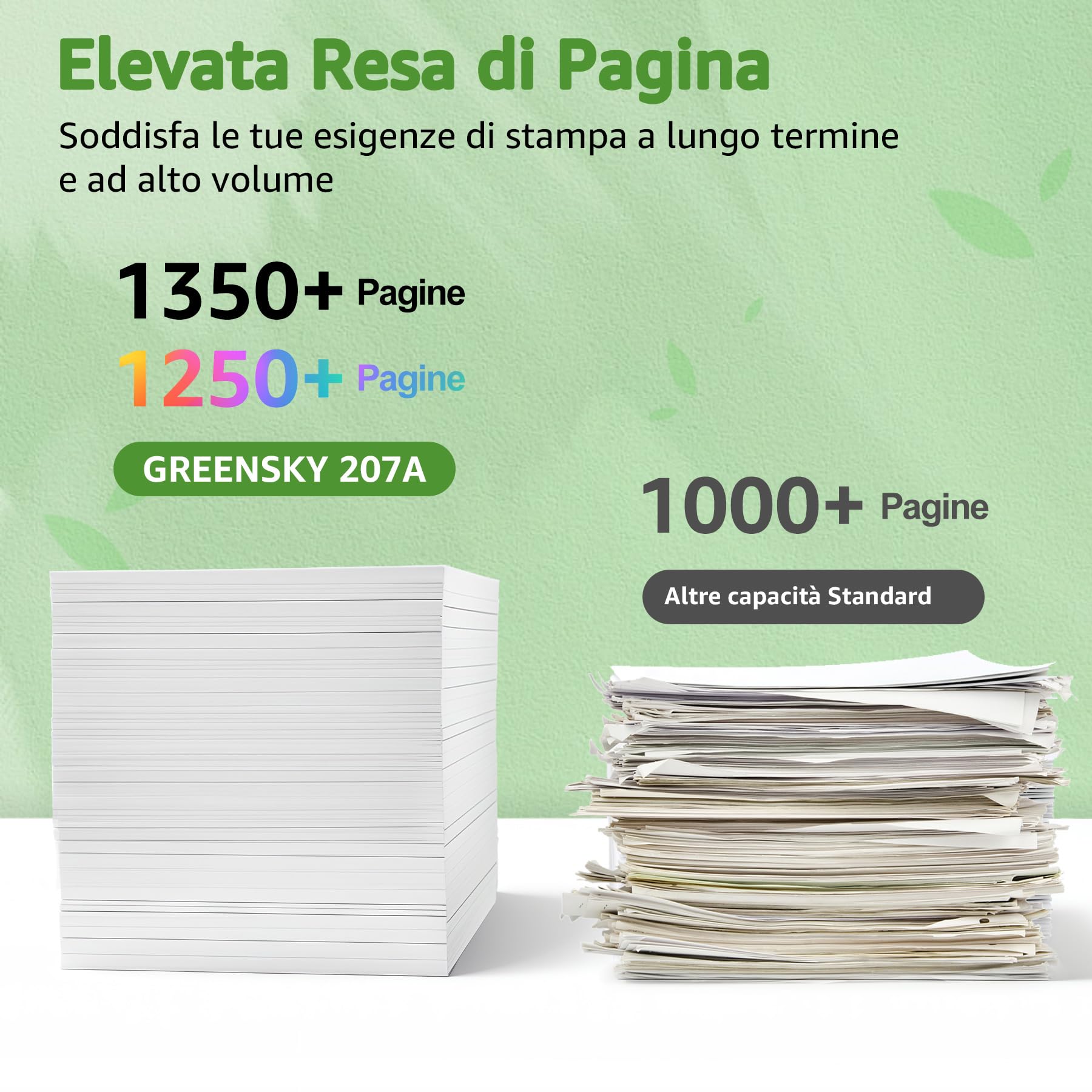 GREENSKY 207A con Chip Compatibile per HP 207A 207X Toner per HP Color Laserjet Pro MFP M283fdw M283fdn M255dw M255nw M283cdw M282nw W2210A W2211A W2212A W2213A (Nero Ciano Giallo Magenta, 4-Pack)