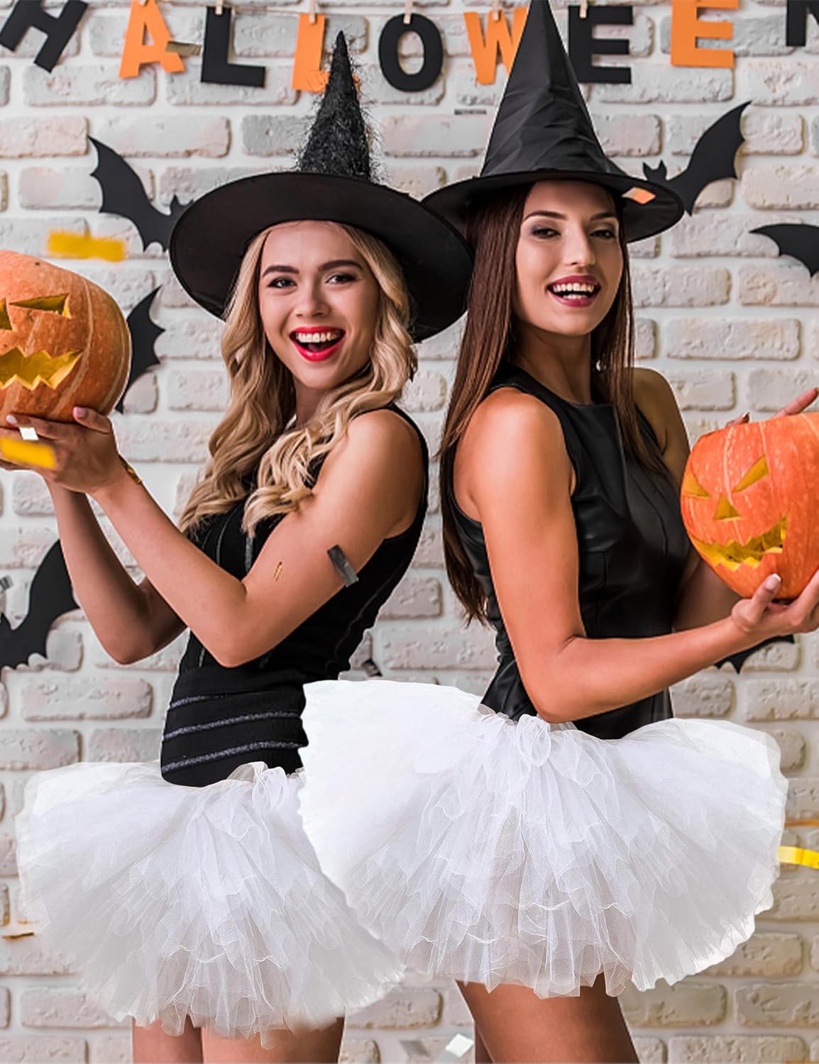 BFONS Tutus for Women Adult 5 Layered Tutu Tulle Skirts Costumes for Womens Tutu Skirts for Girls Teens Halloween Ballet - Image 7