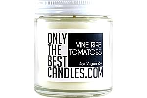 Vine Ripe Tomatoes Candle- Joyful Tomato Vine Scents Inspired by Freshly Picked Tomatoes
